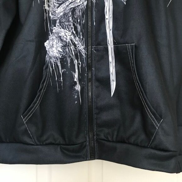 Skeleton Hoodie Size L-Long (NWOT) ☠🧥 - Picture 6 of 8